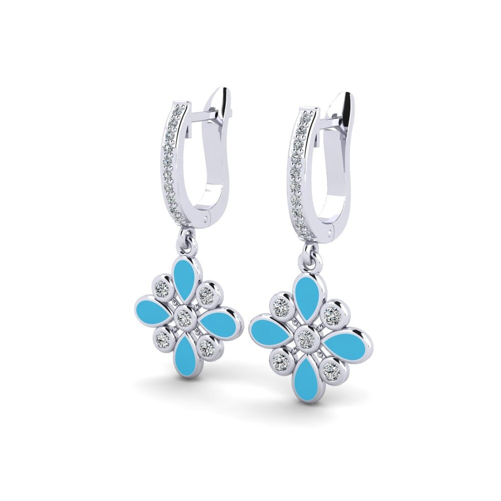 950 Platin Damen ohrring Cieyb