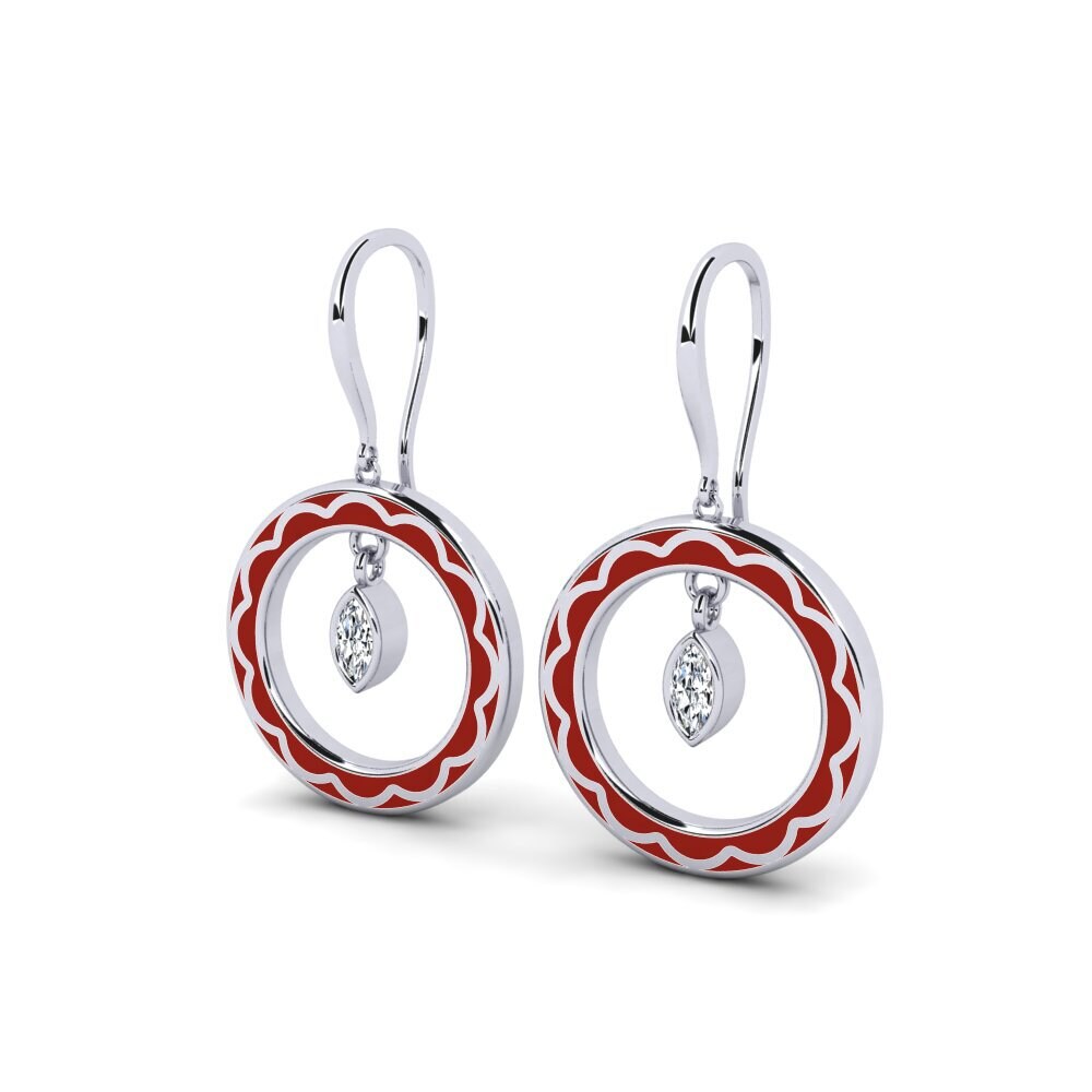 Plata 925 Pendiente de mujer Dararamear