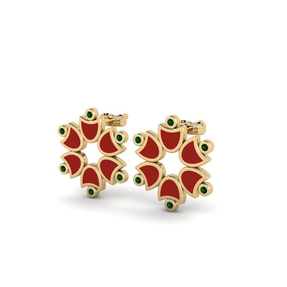 Zircone Verde Orecchino da donna Depil