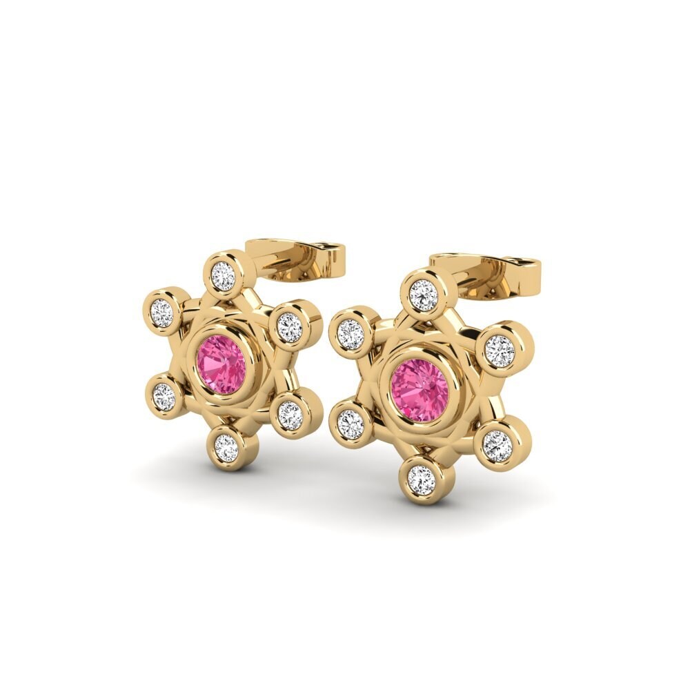 Pink Tourmaline Women's Earring Inatsum