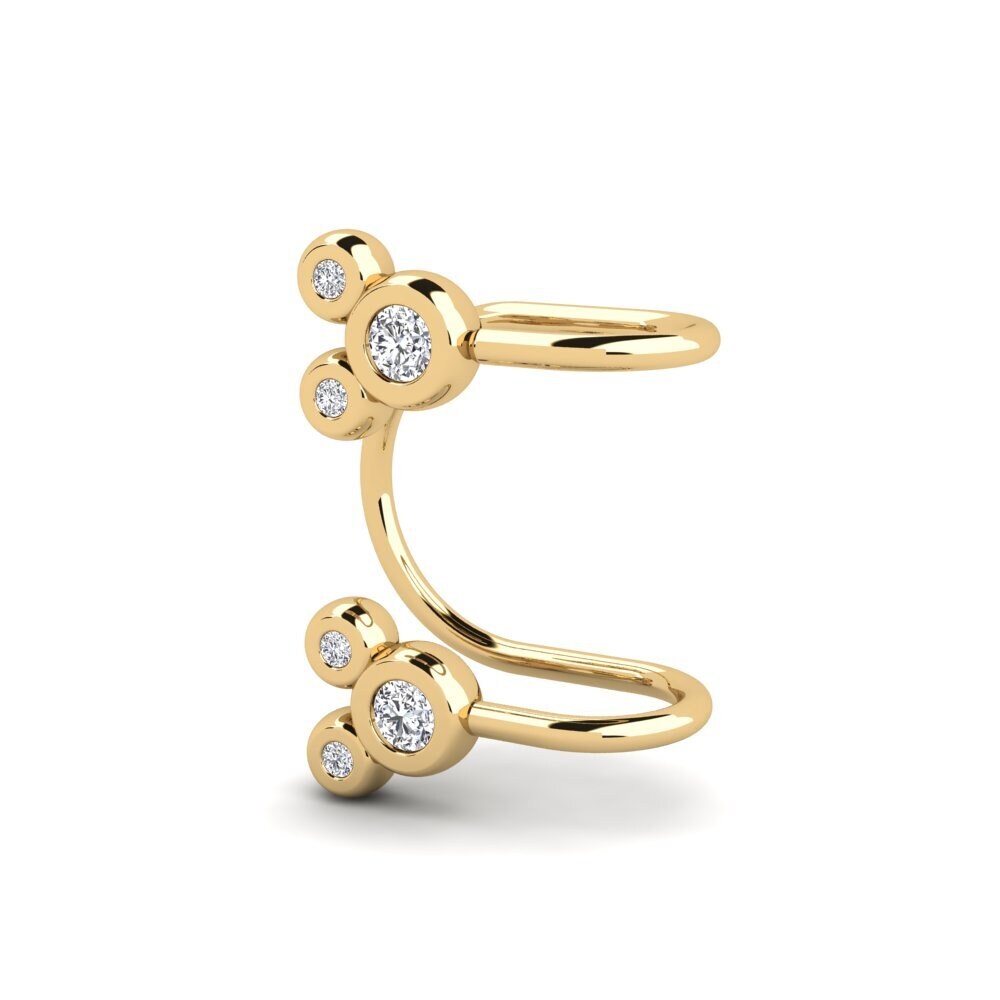 Diamante Produzido em Laboratório Brincos Feminino Urat