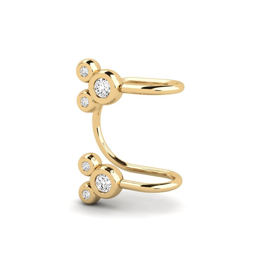 Moissanite Boucle d'oreille femme Urat