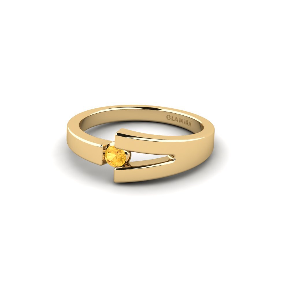 Citrine Engagement Ring Poloch
