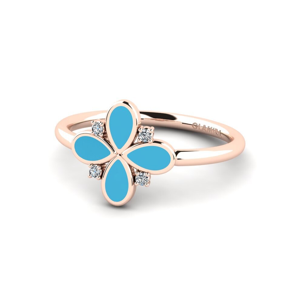 9ct Rose Gold Ring Scractore
