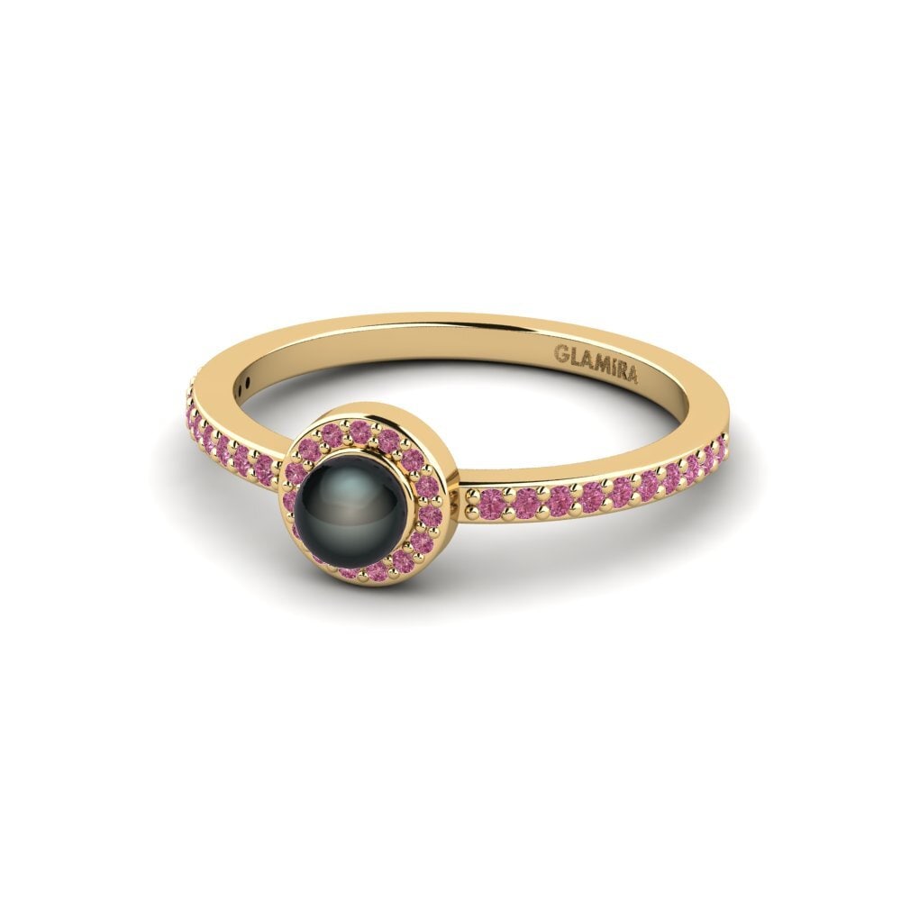 Granate Rhodolite Anillo Sesilina