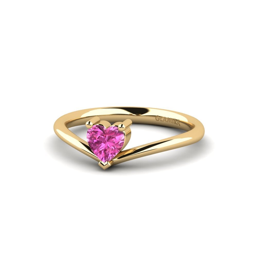 Topacio Rosa Anillo de compromiso Siagh