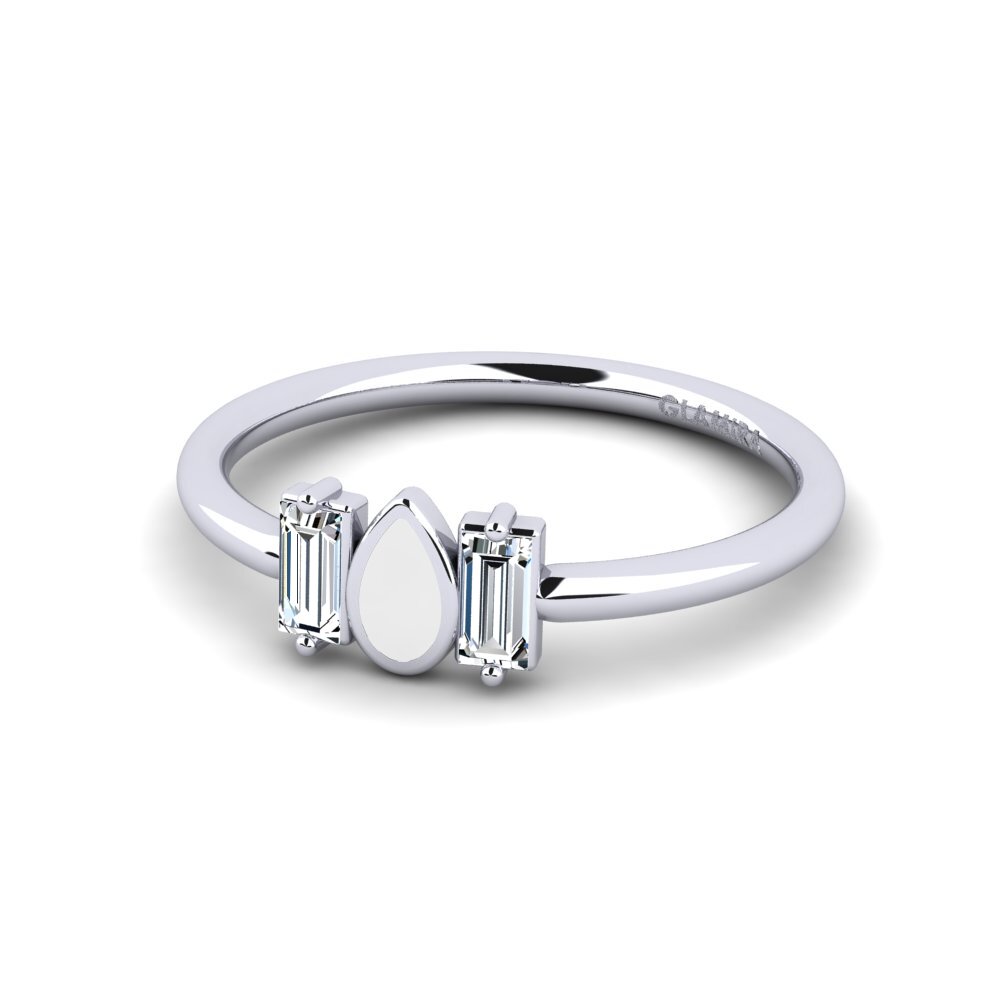 Weißgold 585 Ring Sihgh