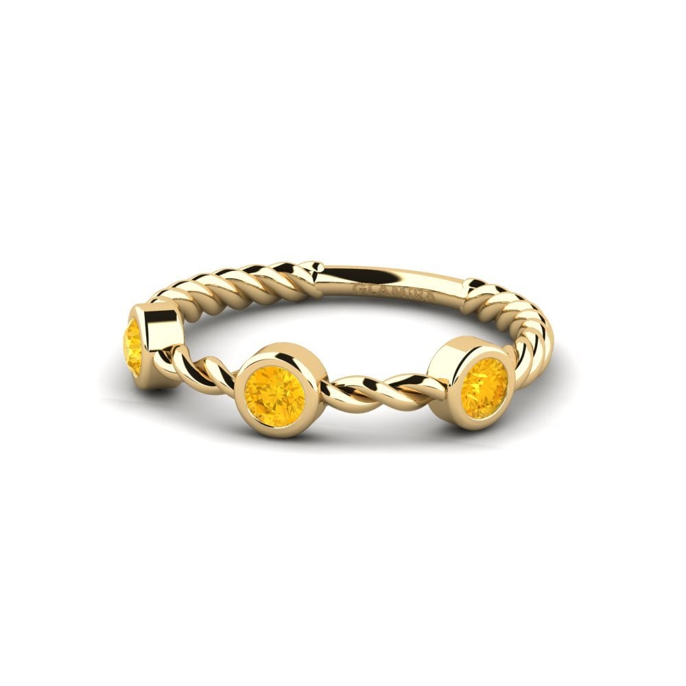 Citrine Engagement Ring Spriote