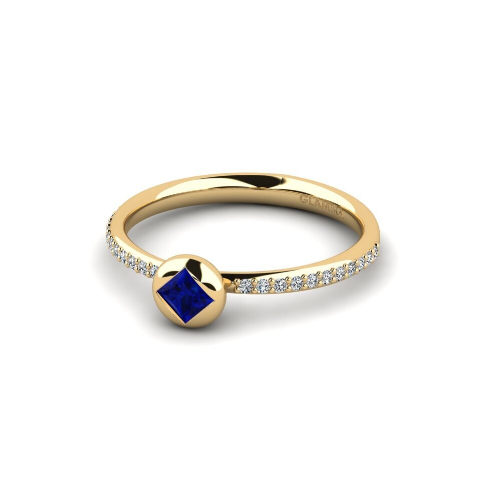 Princess Sapphire Engagement Ring Standish