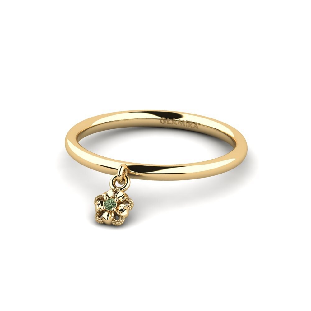 Diamante Verde Anillo Strizzeserer