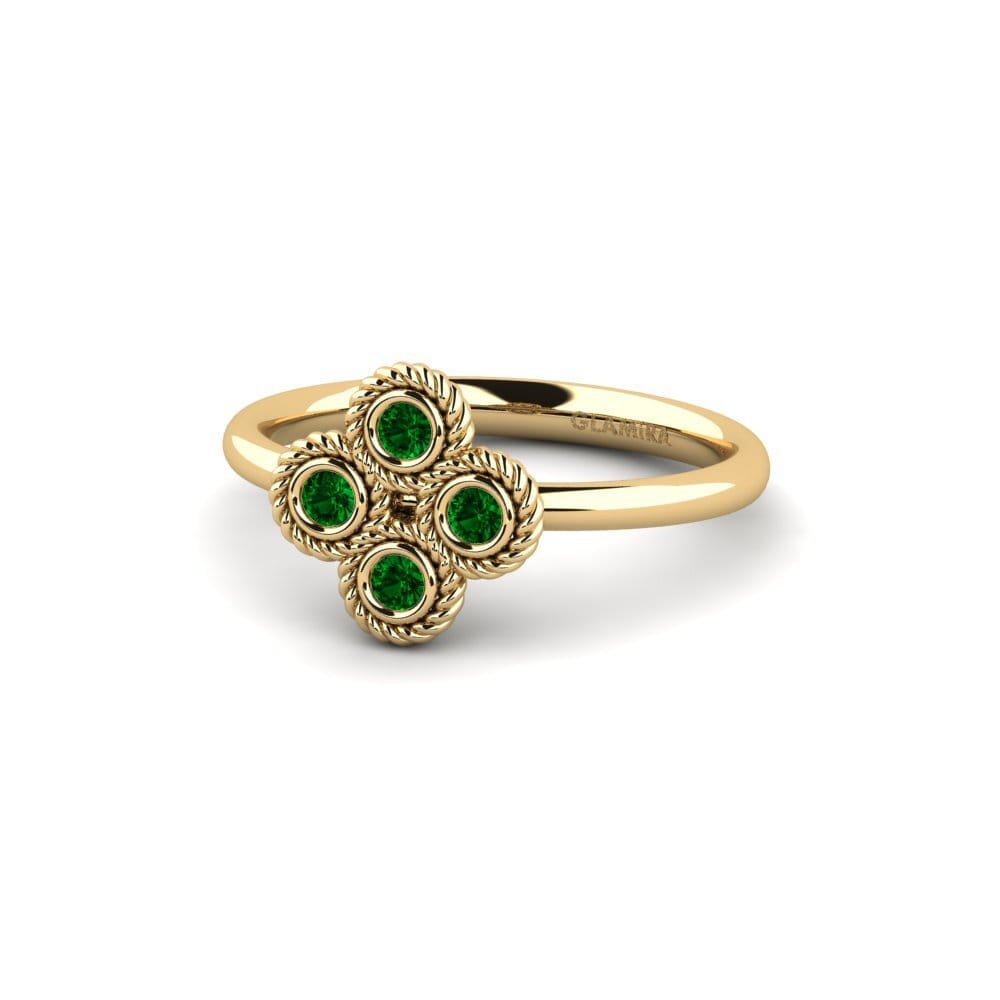 Zircônia Verde Anel Strizzk