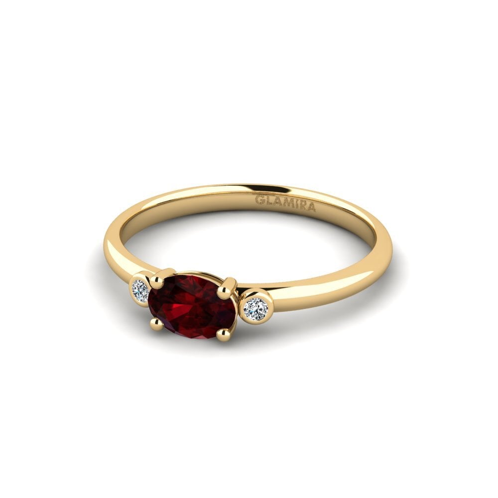 Garnet Engagement Ring Forsany