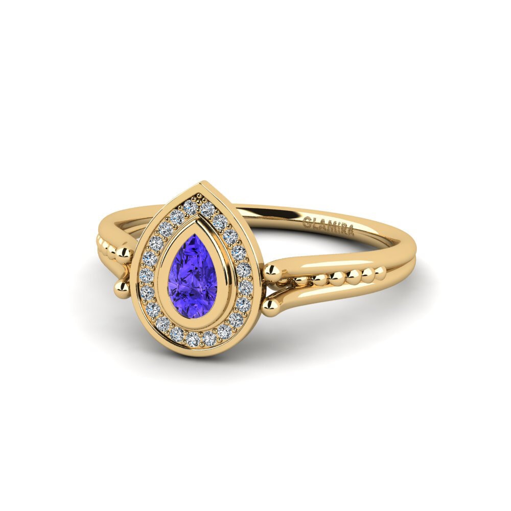 Tanzanita Anillo de compromiso Laune