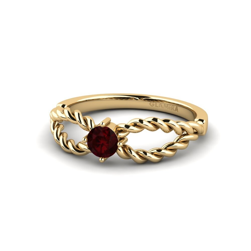 Garnet Engagement Ring Leppo