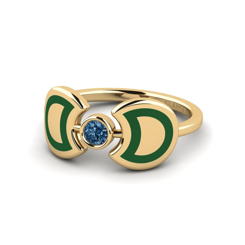 Blauer Diamant Ring Lizbethor
