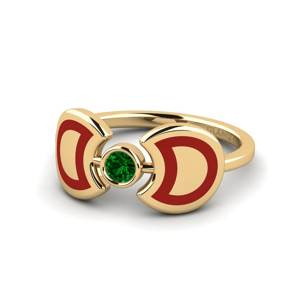 Grüner Zirkonia Ring Lizbethor