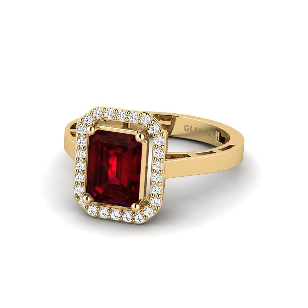 Granate Anillo de compromiso Manifoldness