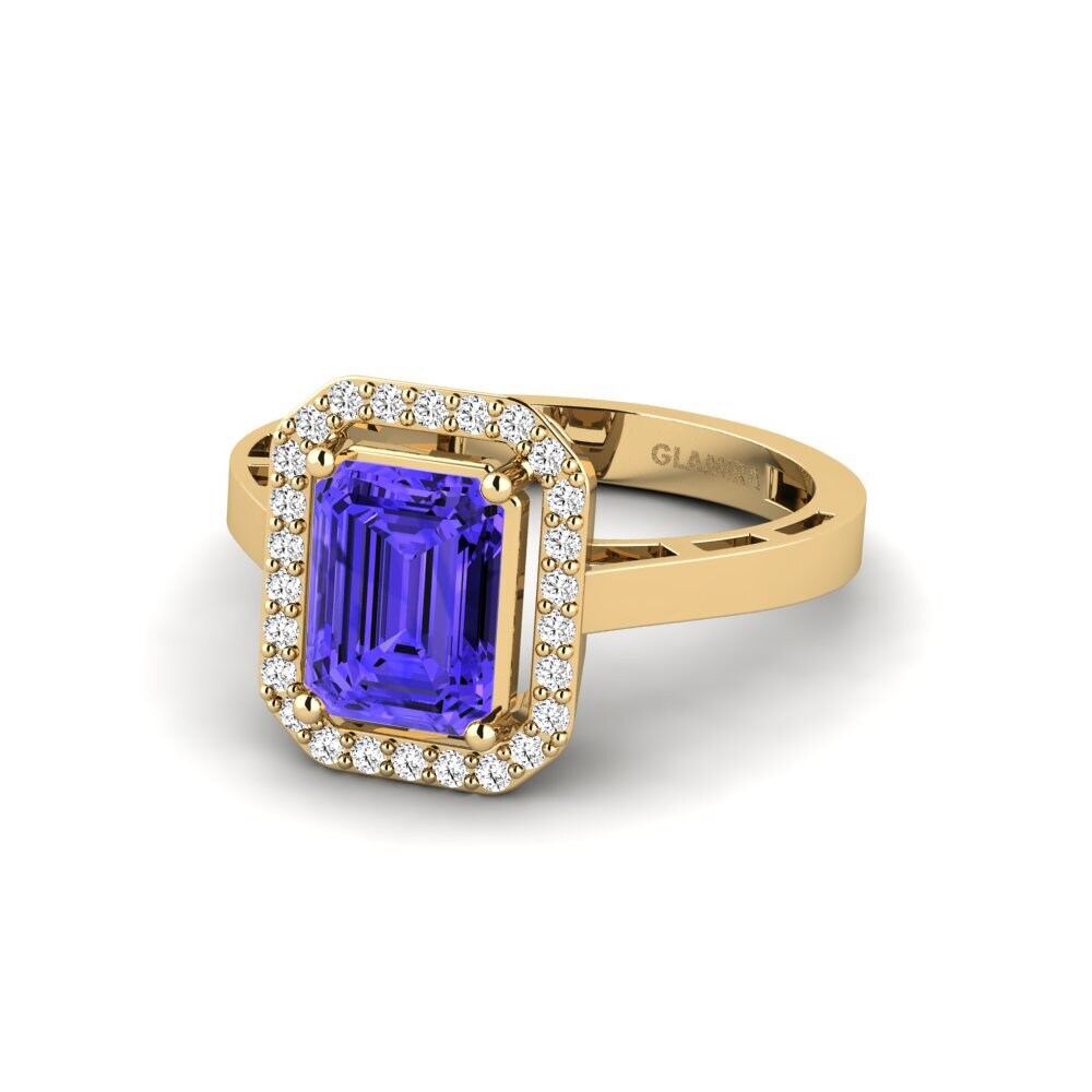 Tanzanita Anillo de compromiso Manifoldness