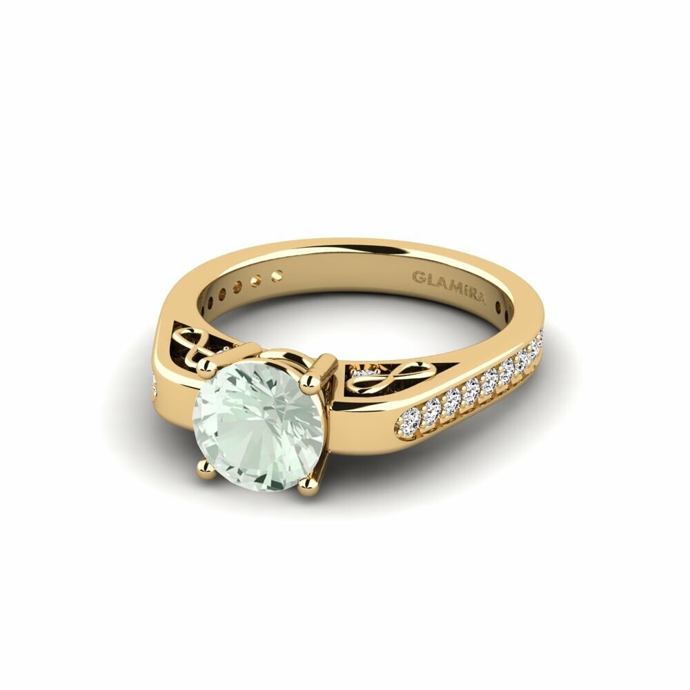 Green Amethyst Ring Motiv