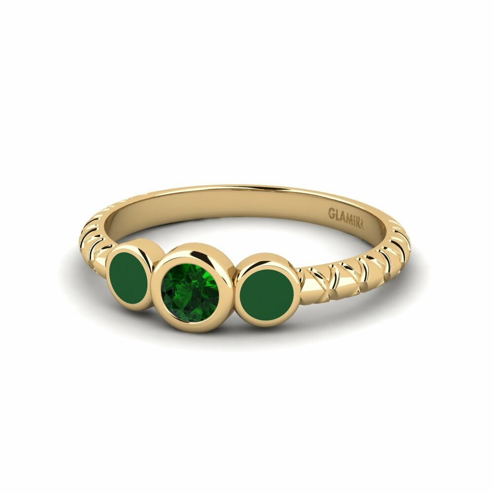 Green Tourmaline Ring Owicim