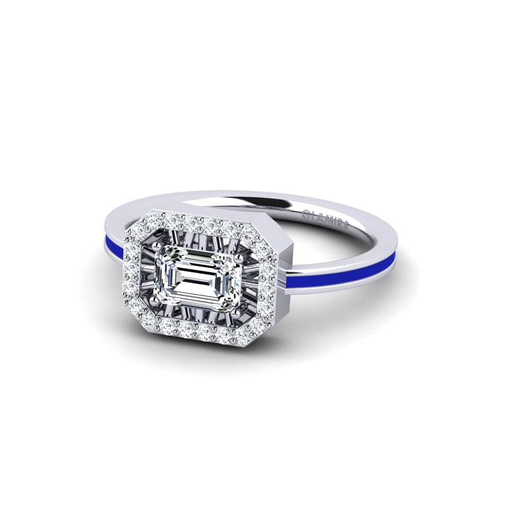 9ct White Gold Ring Owroni