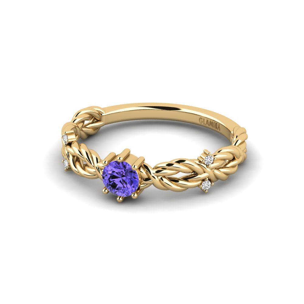 Tanzanite Engagement Ring Pique