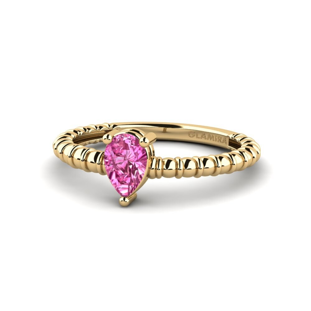 Topacio Rosa Anillo de compromiso Privies