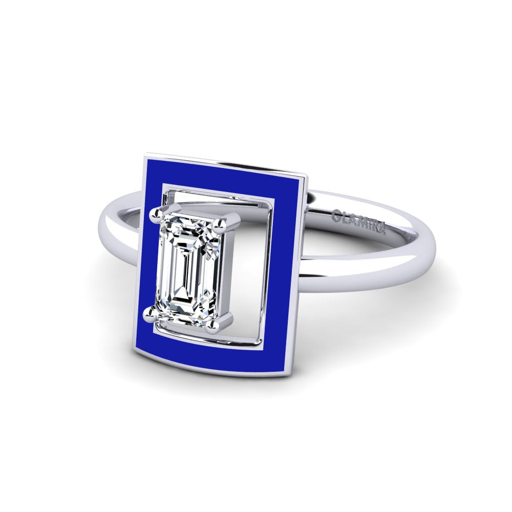 9ct White Gold Ring Roble