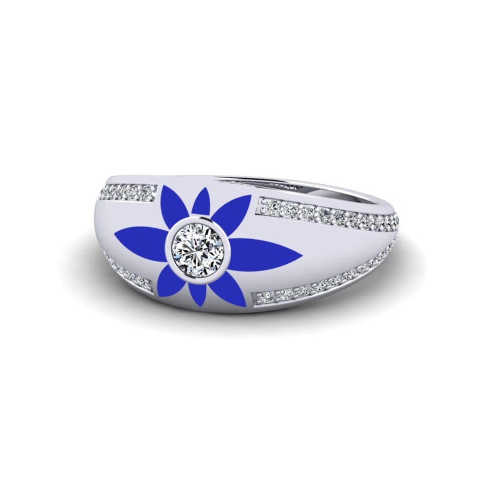 9ct White Gold Ring Rochellxv
