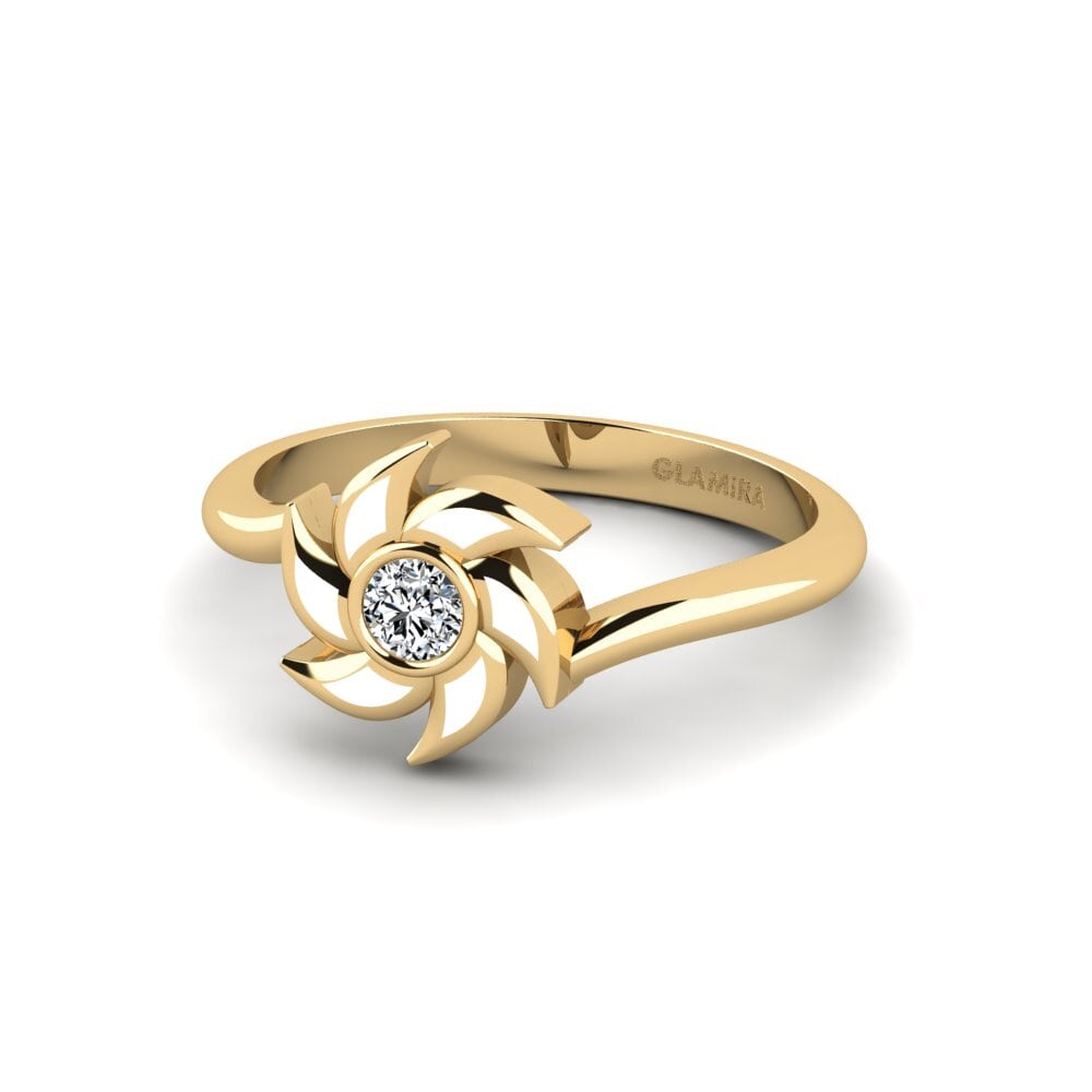 Gelbgold 585 Ring Unspread