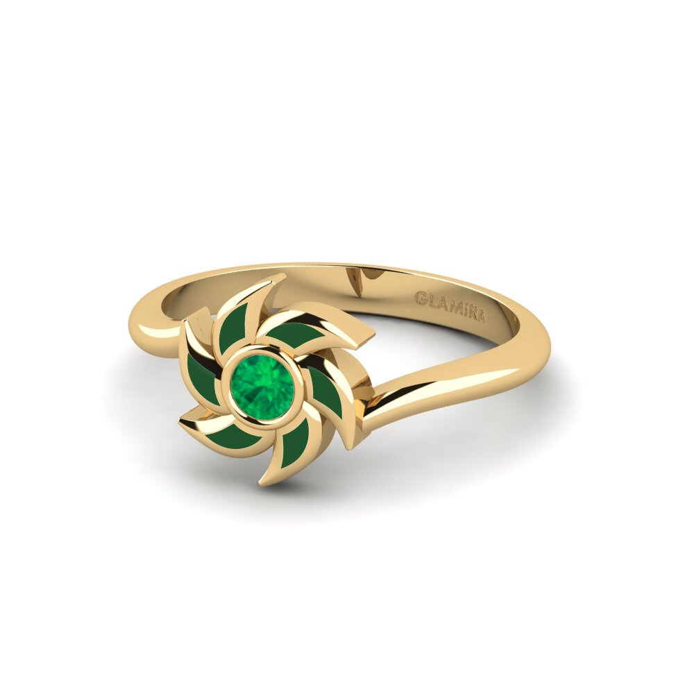 Smaragd Ring Unspread