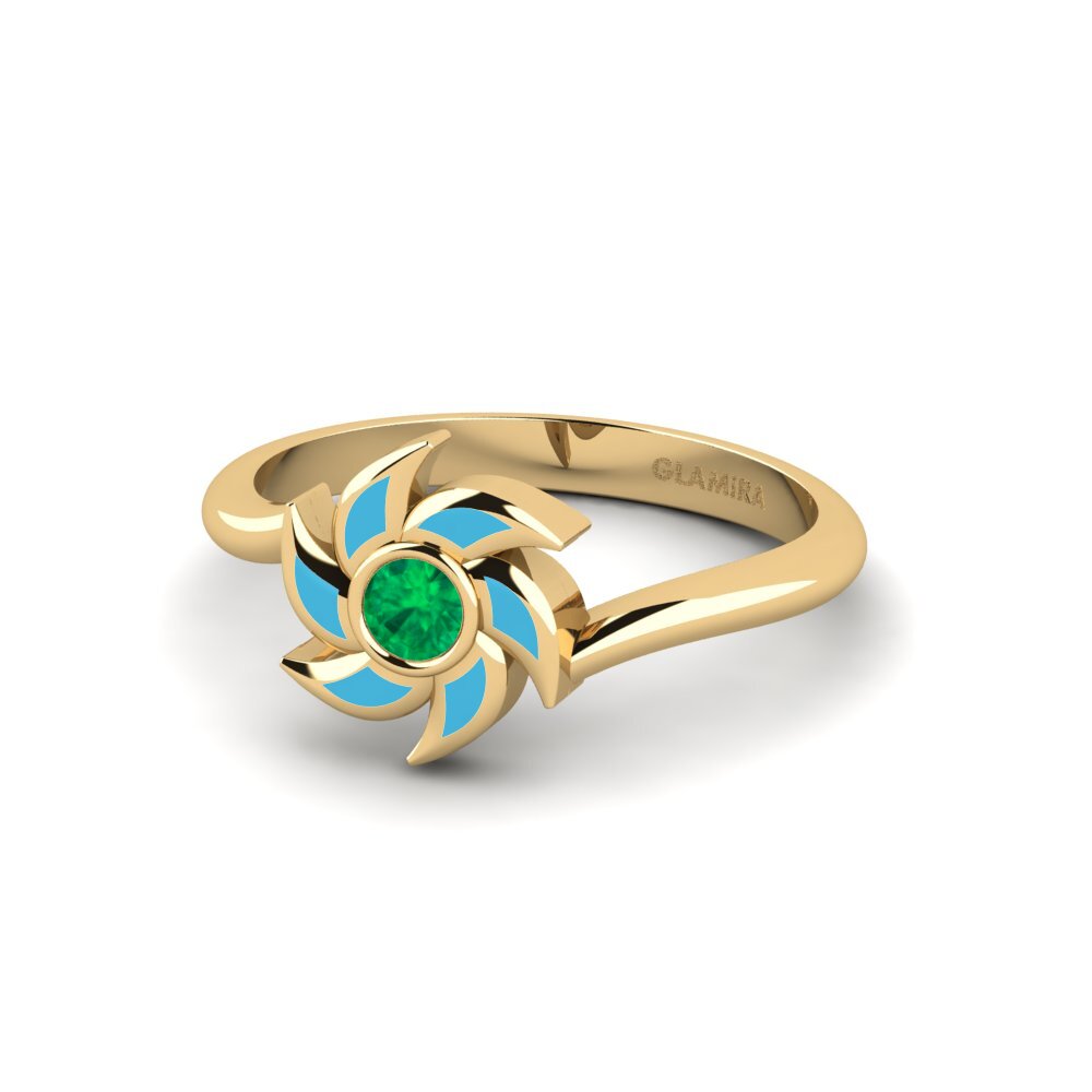 Smaragd Ring Unspread