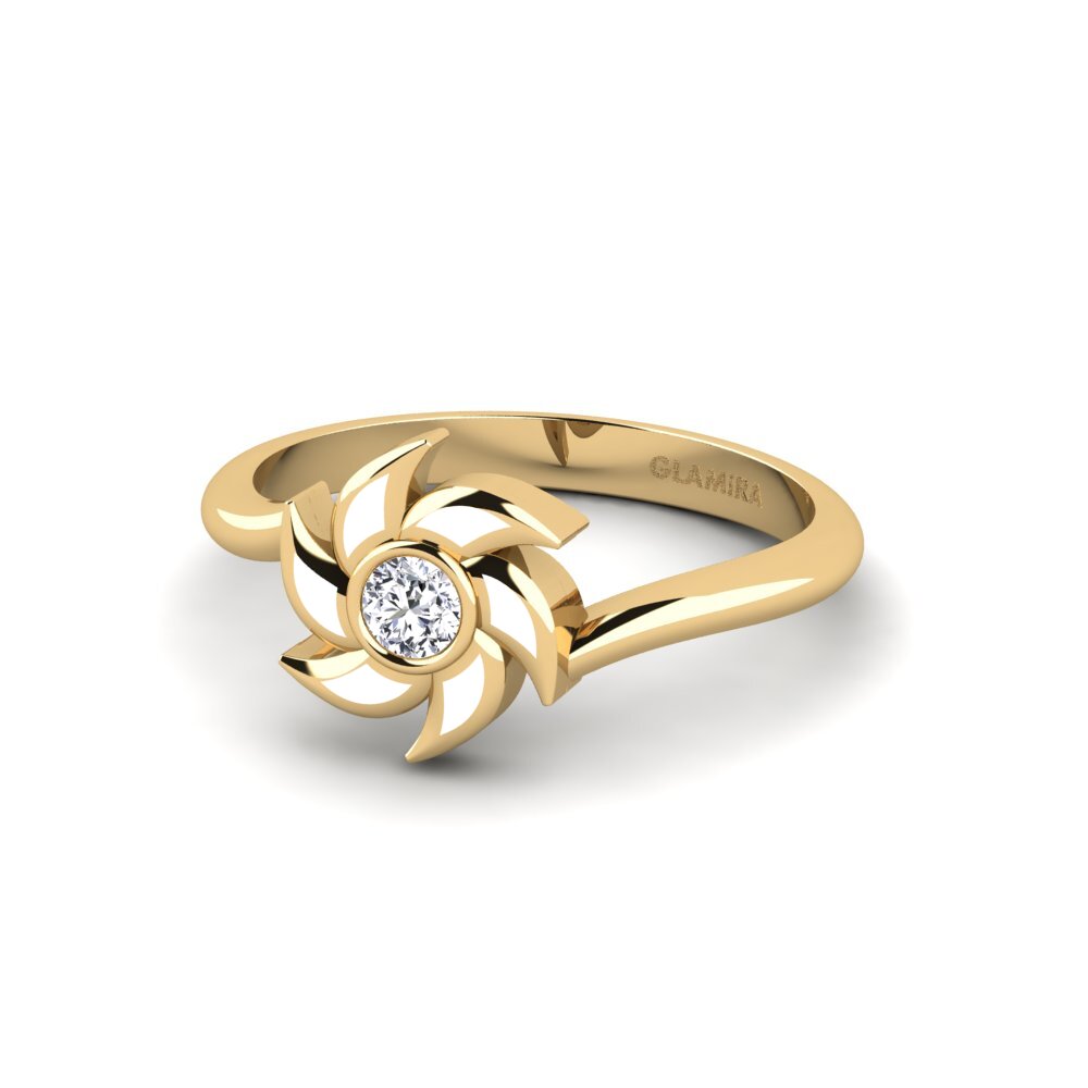 Moissanit Ring Unspread