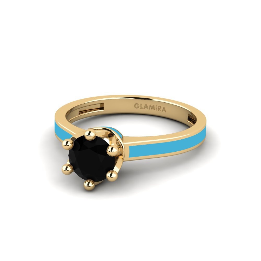 Schwarzer Diamant Ring Uriss