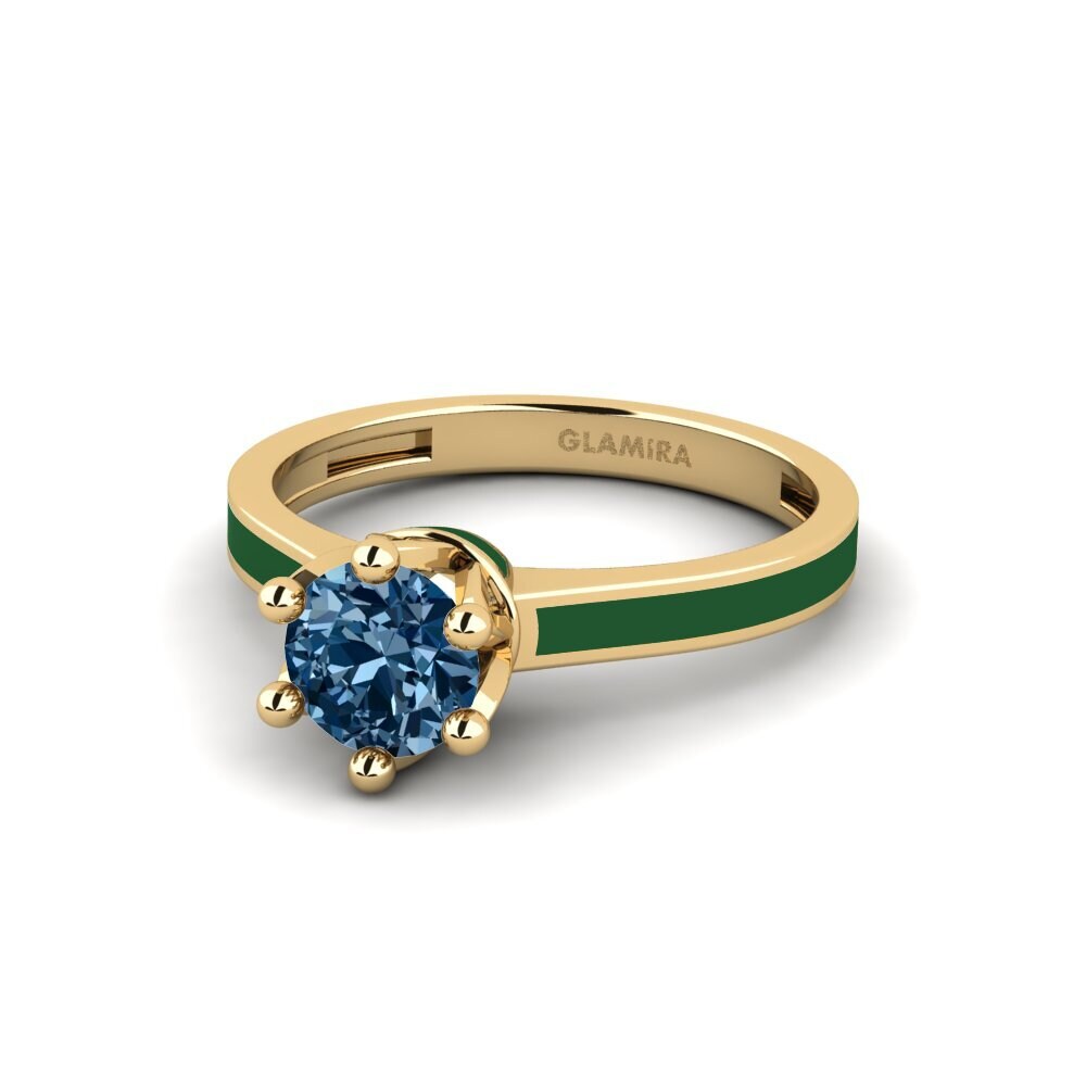 Blauer Diamant Ring Uriss