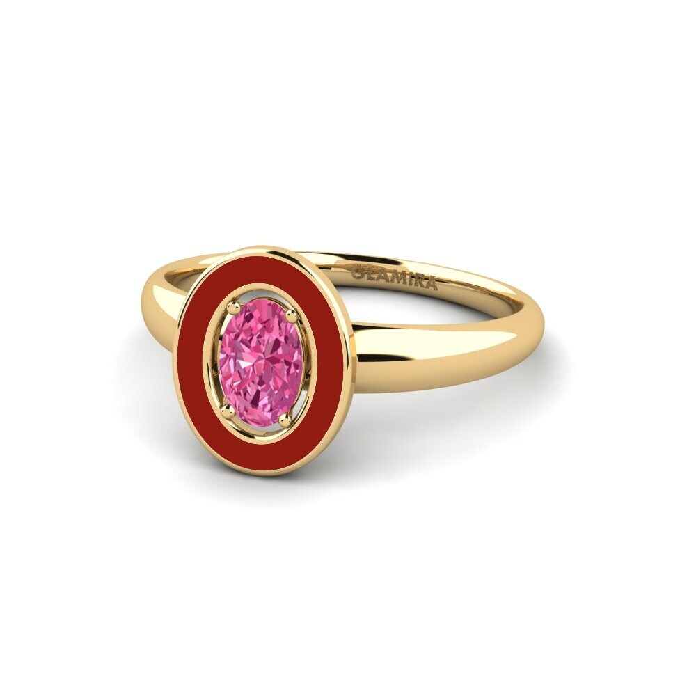 Rosa Turmalin Ring Wuchang