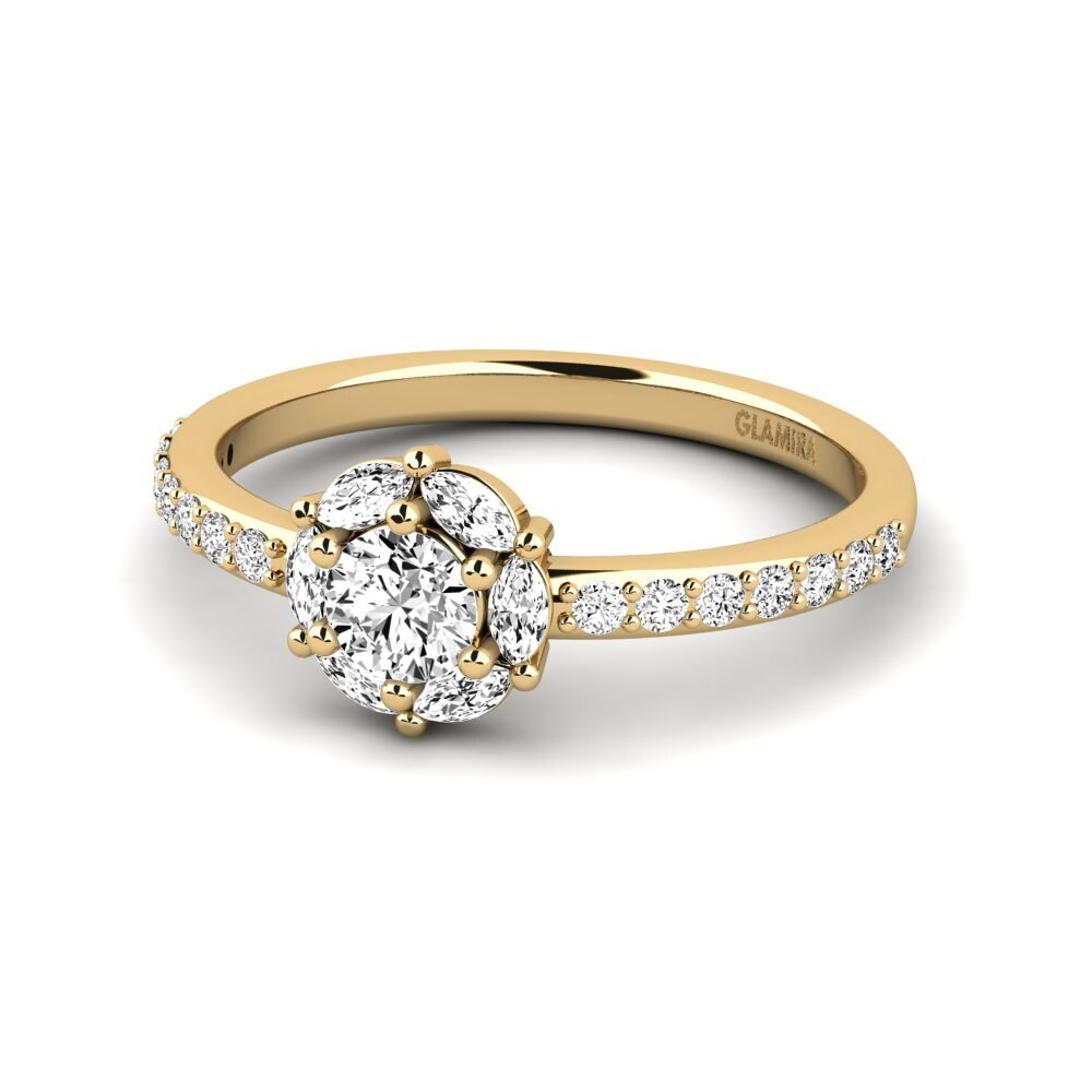 Moissanite Engagement Ring Zayolo