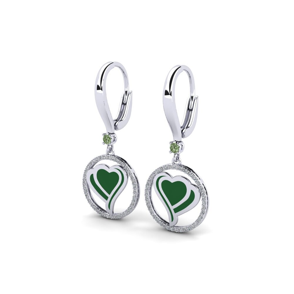Diamante Verde Pendiente de mujer Bavi