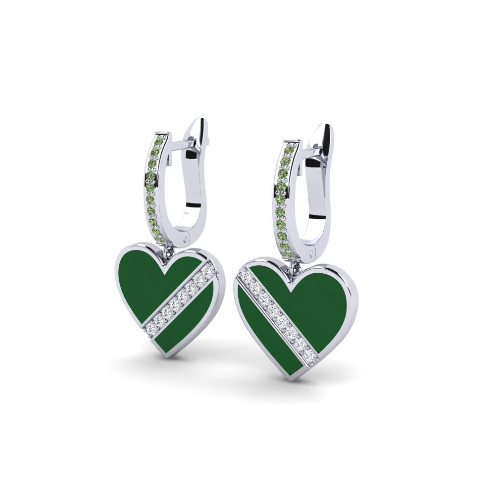 Diamante Verde Pendiente de mujer Belgodere