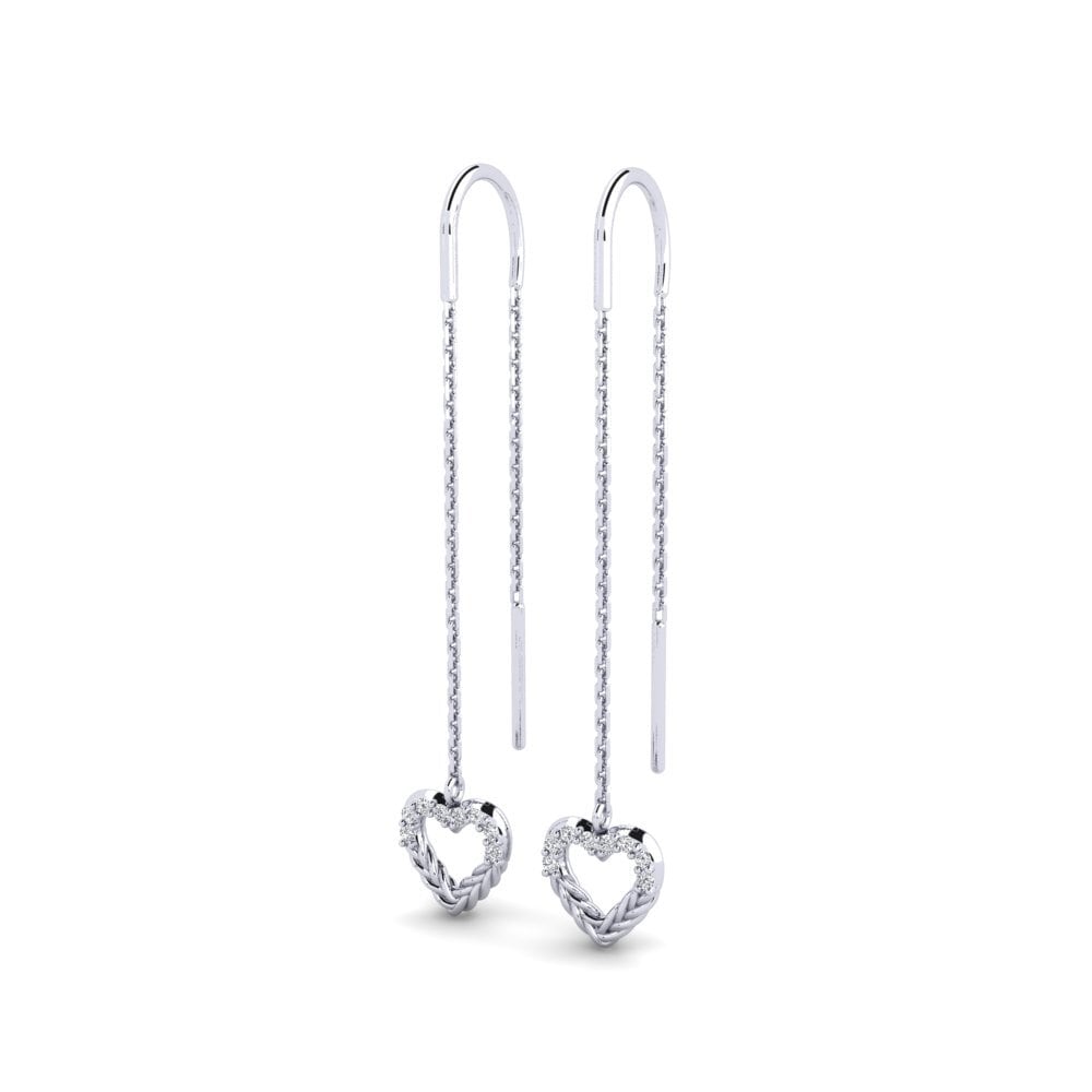 Oro Bianco 585 Orecchino da donna Makeni