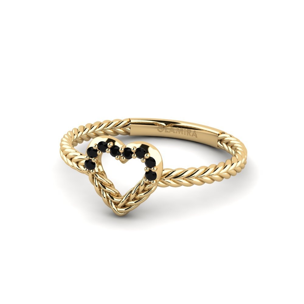 Zafiro negro Anillo Okara