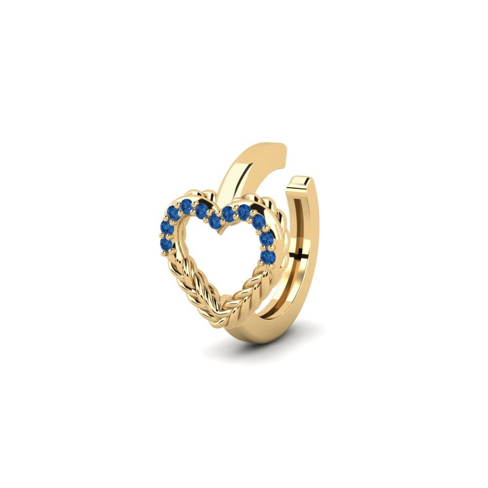Đá Zirconia Xanh Lam Bông tai nữ Pandebu - B
