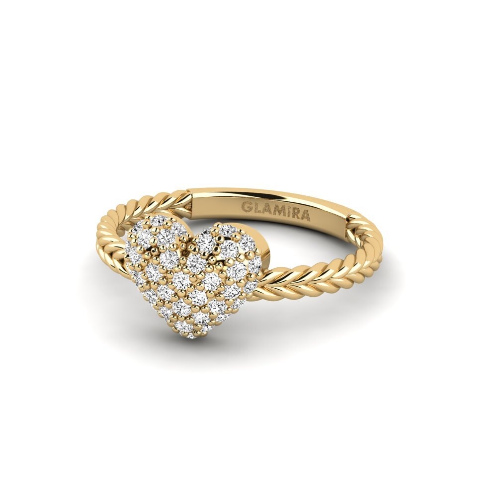Moissanite Anéis de Mindinho Panforte