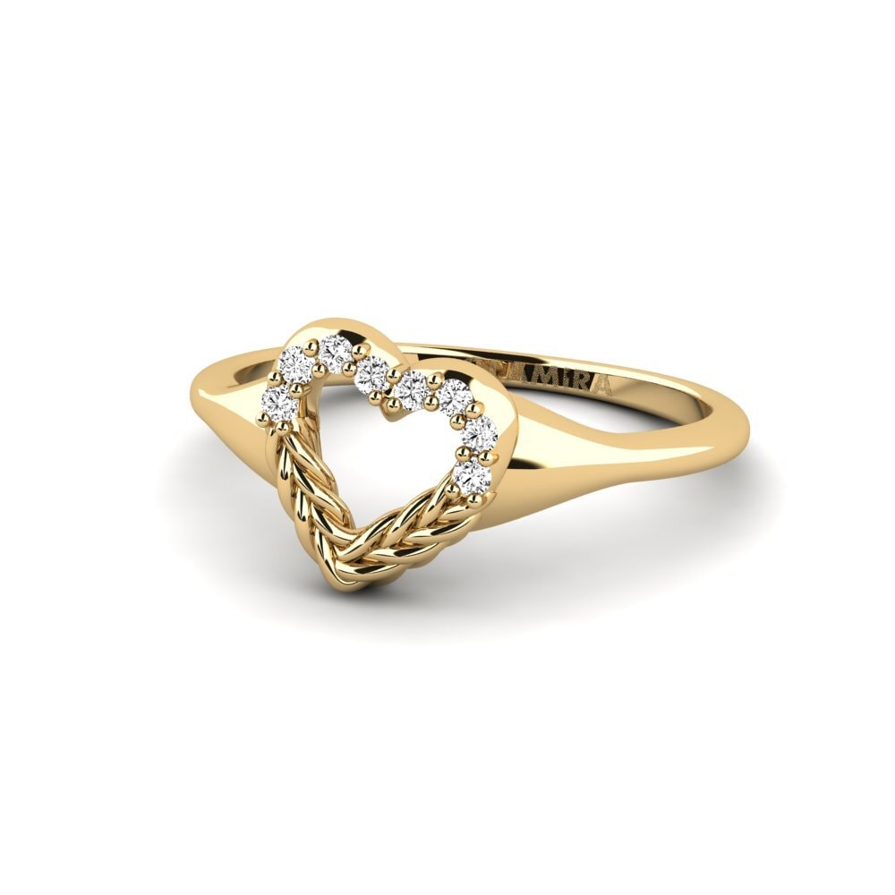 Moissanite Anéis de Mindinho Pendembu