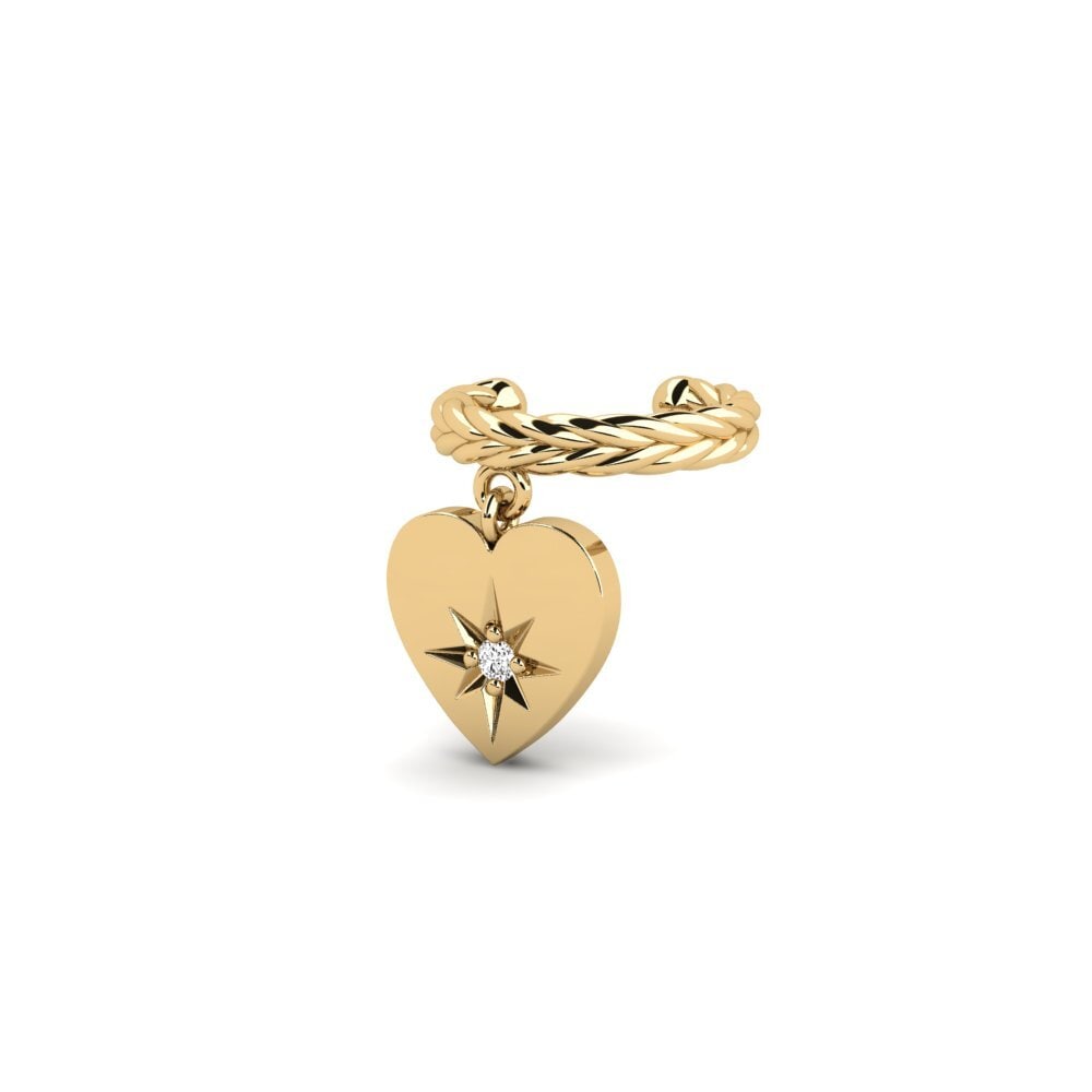 Moissanite Boucle d'oreille femme Sonku - B