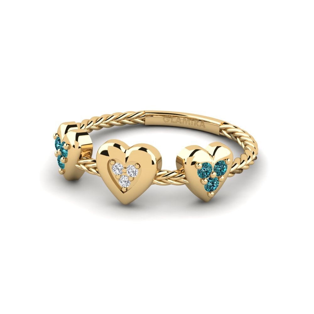 Diamante Azul Anillo Taipei