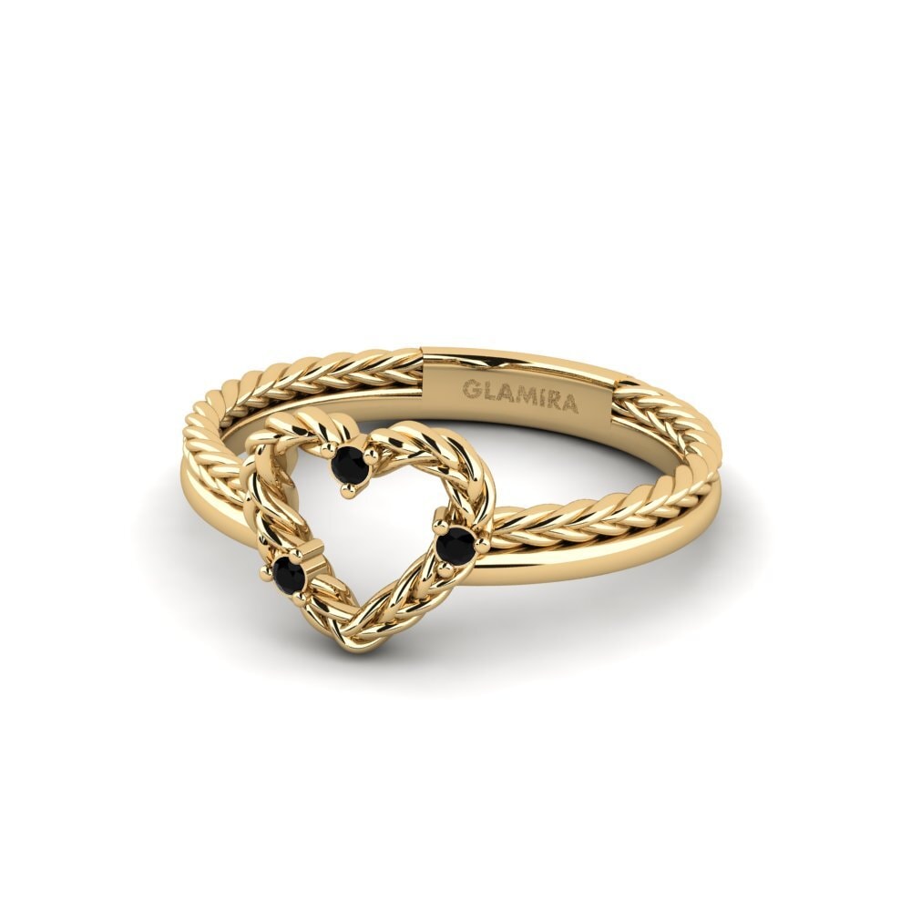 Zafiro negro Anillo Taoyunan