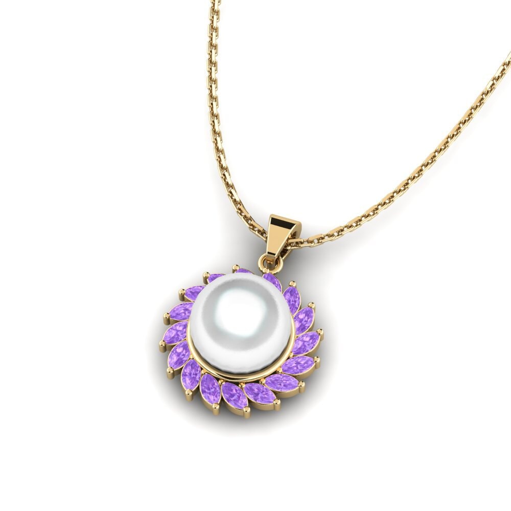Marquesa Amatista Colgante de Mujer Woodriee
