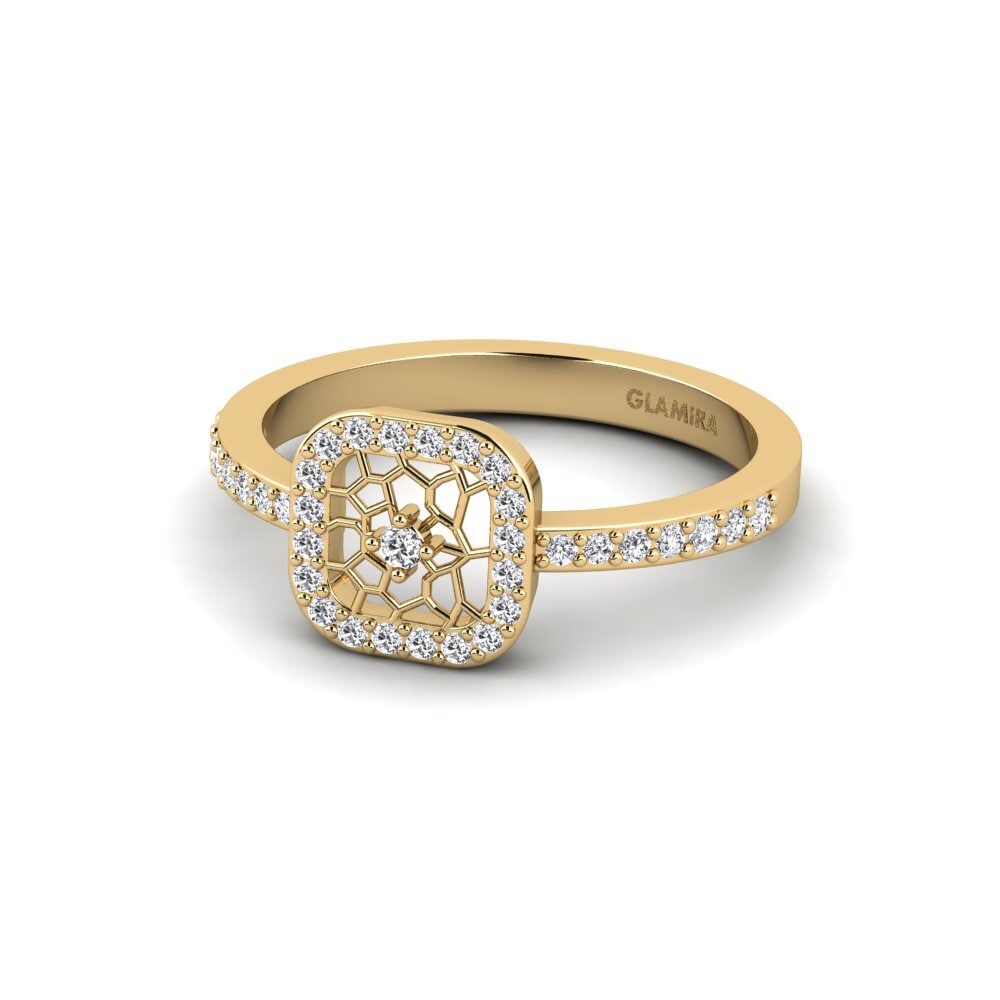 Diamante cultivado en laboratorio Anillo de compromiso Brulange