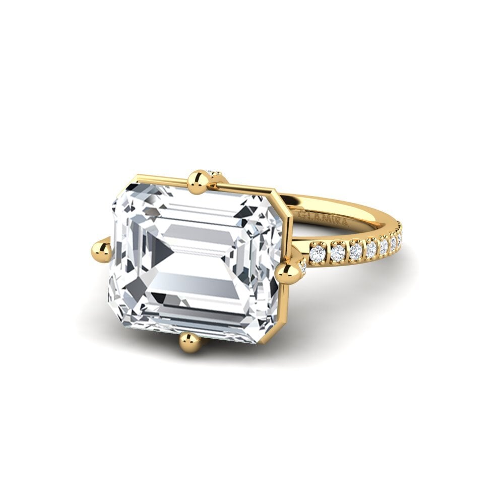 White Zircon Engagement Ring Odincxb